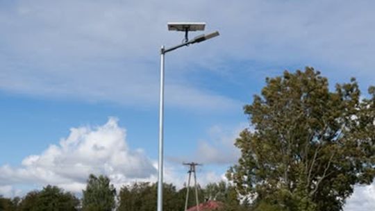12 nowoczesnych lamp solarnych stanęło w gminie Czerwińsk