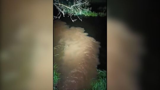 Awaria zakładowej oczyszczalni przyczyną zanieczyszenia rzeki w Gutarzewie