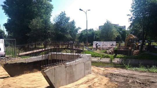 Budowa kładki rowerowej w Płońsku