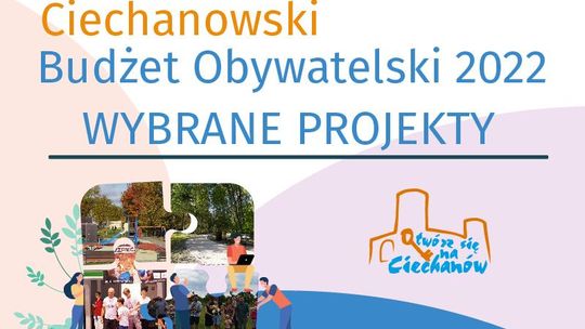 Ciechanowianie wybrali projekty w budżecie obywatelskim