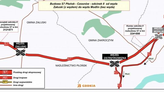 Coraz bliżej budowy "siódemki" Płońsk-Czosnów