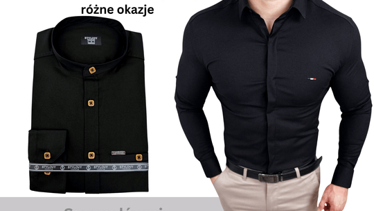 Czarne koszule męskie: stylizacje na różne okazje