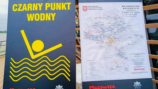 Czarne punkty nad wodą. Gdzie znajdują się w pow. płońskim?