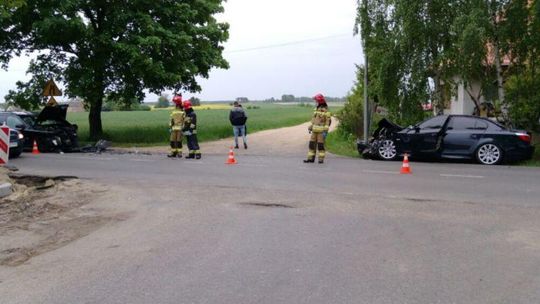 Czołowe zderzenie w Arcelinie