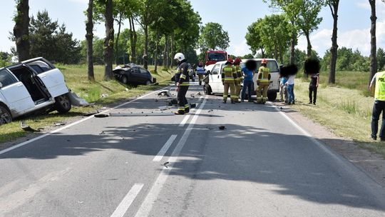 Czołówka w Nowym Mieście. Na szczęście bez ofiar