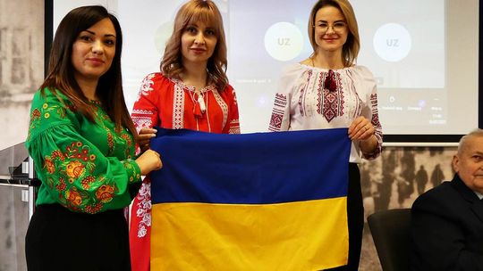 Delegacja z ukraińskiego Berdyczowa na miejskiej sesji w Płońsku