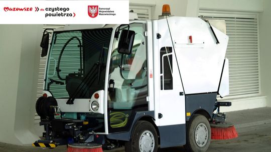 Do Płońska trafi nowoczesna zamiatarka. Miasto pozyskało 100 tys. zł dofinansowania