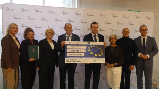 Duże dofinansowanie trzech zadań dla gminy Załuski