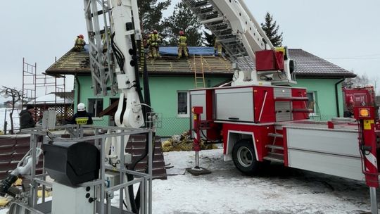 Duże straty po pożarze w Januszewie Duże straty po pożarze w Januszewie