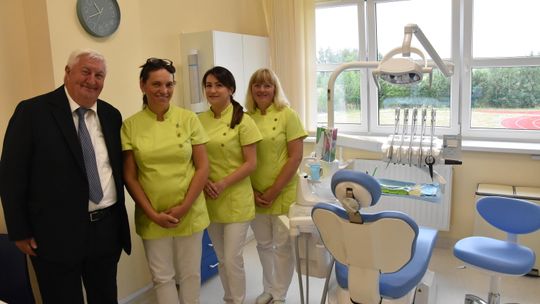 Gabinet stomatologiczny dla uczniów szkoły w Lisewie