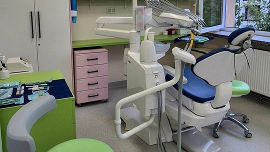 Gabinet stomatologiczny w Szkole Podstawowej w Raciążu