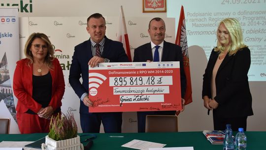 Gmina Załuski z dofinansowaniem z Samorządu Mazowsza