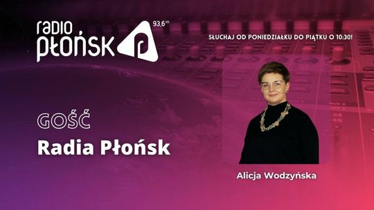 GOŚĆ Radia Płońsk - Alicja Wodzyńska