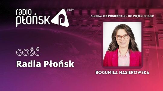 GOŚĆ Radia Płońsk – Bogumiła Nasierowska