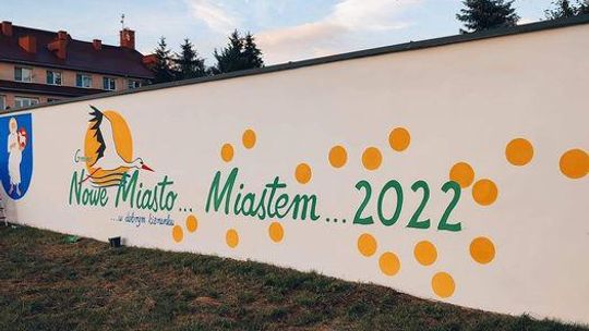 Historyczny mural w Nowym Mieście