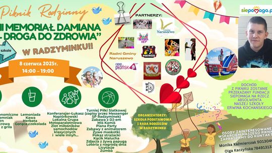 II Memoriał Damiana w Radzyminku. Tym razem pomożemy Erwinowi