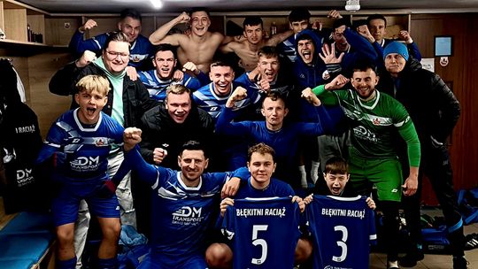 Jako wicemistrz jesieni Błękitni powalczą wiosną o awans Jako wicemistrz jesieni Błękitni powalczą wiosną o awans
