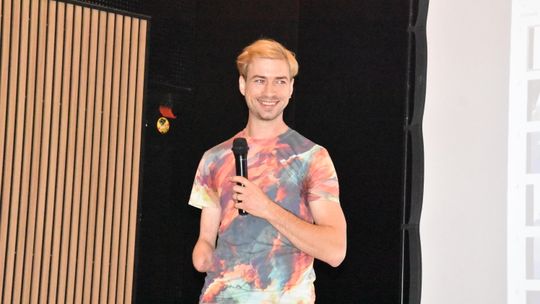 Jan Mela gościem sochocińskiej biblioteki