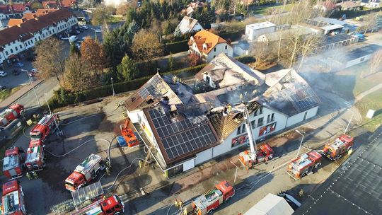 Jest akt oskarżenia w sprawie pożaru Biedronki w Płońsku Jest akt oskarżenia w sprawie pożaru Biedronki w Płońsku