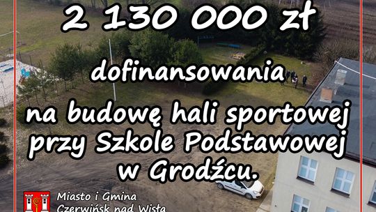 Jest dofinansowanie na budowę boiska w Grodźcu