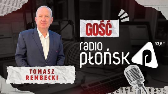 Kadry powiatowe i miejski stadion: Tomasz Rembecki gościem Radia Płońsk