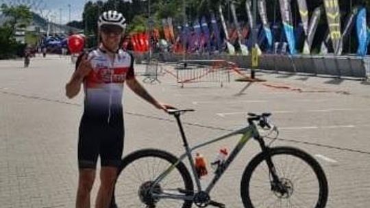 Kamil Kuszmider ze srebrem w czasie MTB Gdynia Maraton