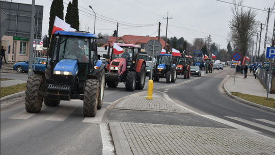 Kolejny protest rolników w gminie Czerwińsk nad Wisłą