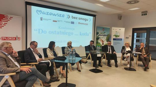 Konferencja dotycząca smogu i płońskich kopciuchów