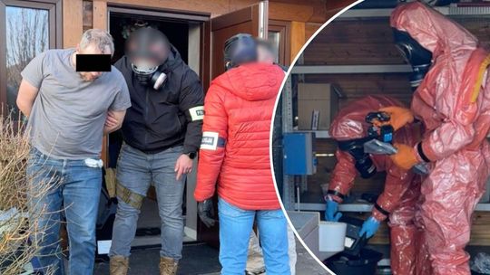 Laboratorium narkotyków pod Płońskiem. Stołeczna policja o akcji w Szerominie