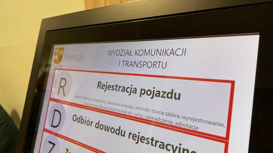 Łatwiejsza rejestracja pojazdów w płońskim starostwie
