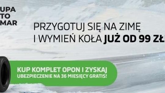 [MATERIAŁ SPONSOROWANY] Przygotuj się na zimę i wymień opony w najlepszej na rynku cenie! 