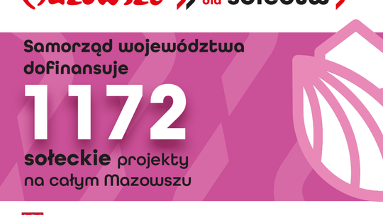 Mazowiecka kasa dla sołectw z terenu powiatu płońskiego. Na co zostanie przeznaczona?