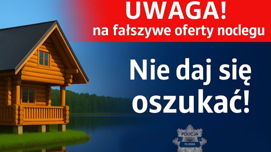 Miał być wypoczynek w domku na Mazurach ale ogłoszenie było fałszywe. 36-latek stracił 540 zł