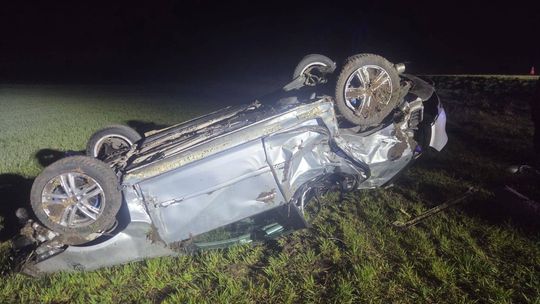 Młody kierowca trafił do szpitala