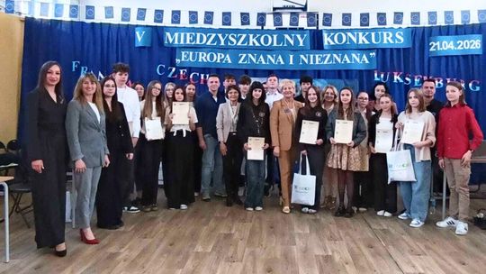 Młodzi znawcy Europy. Konkurs rozstrzygnięty