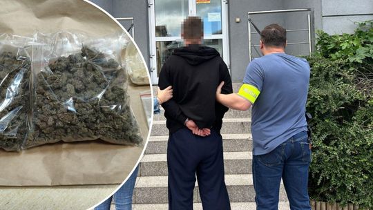 Narkotyki ukrył pod obudową telewizora. Wpadł po obserwacji policji