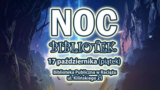 Noc bibliotek w Raciążu ze spotkaniem autorskim