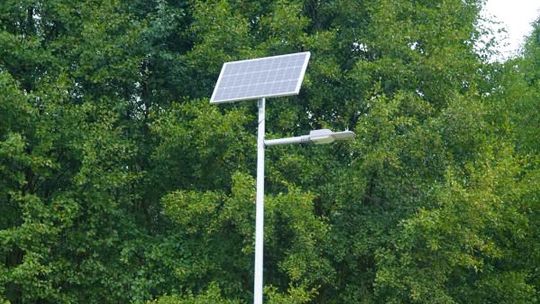 Nowe lampy solarne w czterech sołectwach gminy Czerwińsk