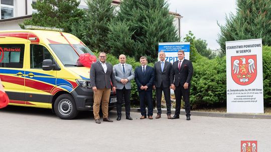 Nowy ambulans trafił do Sierpca 