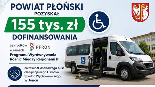 Nowy bus trafi do Ośrodka Szkolno-Wychowawczego w Jońcu