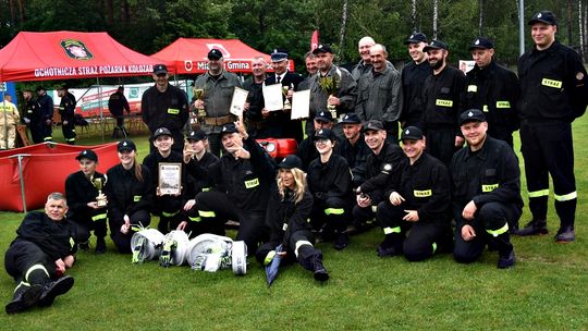 OSP Drożdżyn II wygrywa zawody strażackie miasta i gminy Sochocin