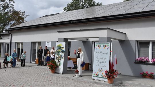 Piękny obiekt w Nacpolsku. Świetlica oddana do użytku