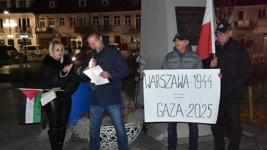 Płoński głos wsparcia palestyńskiej ludności cywilnej w Strefie Gazy