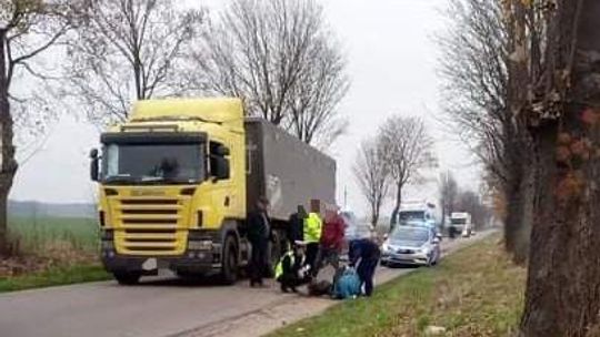 Policjanci z Płońska i Płocka w czasie wspólnych działań zatrzymali 43-latka, który ukradł ciężarówkę