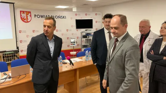 Ponad 16 mln zł rządowej dotacji dla szpitala w Płońsku – konferencja prasowa Ponad 16 mln zł rządowej dotacji dla szpitala w Płońsku – konferencja prasowa