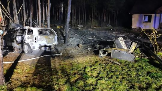 Pożar w Miszewie Wielkim, brak osób poszkodowanych