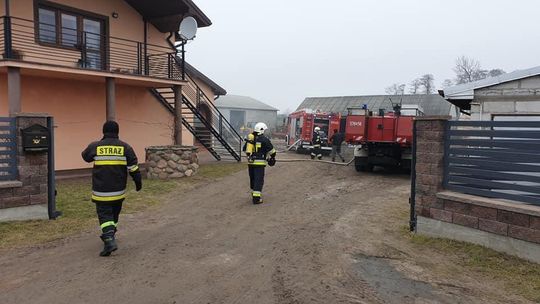 Pożar w piwnicy domu jednorodzinnego w Wilamowicach. Straty oszacowano na 2 tys. zł