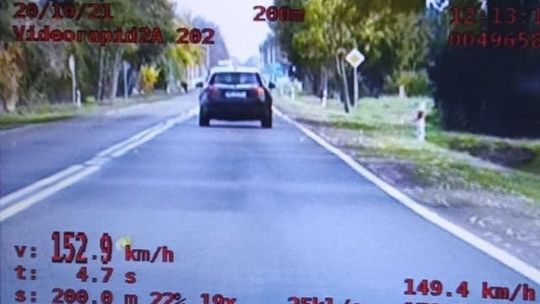 Przekroczył dopuszczalną prędkość o ponad 100 km/h