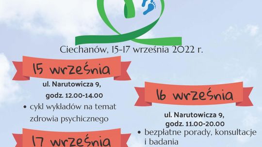 'Przystań Zdrowie' w Ciechanowie. Trzy dni inicjatyw profilaktycznych dla osób w każdym wieku