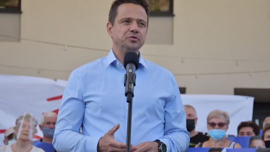 Rafał Trzaskowski w Płońsku